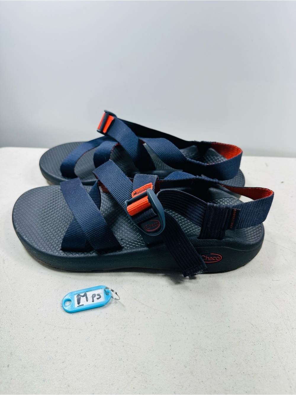 Chaco Banded Z/Cloud sandals in Navy Red size 11